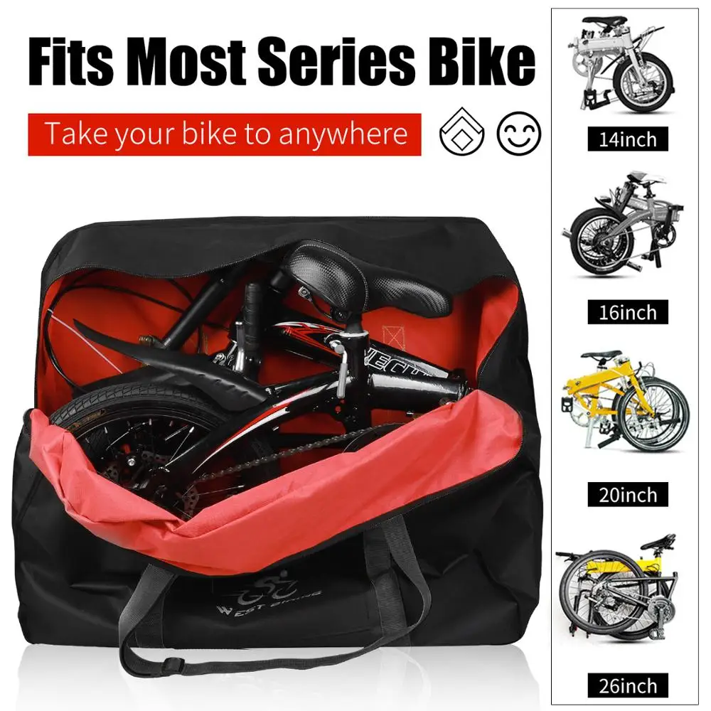 WEST BIKING Portable Bicycle Carry Bag for 14\