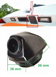 Upgraded Reversing Camera HD 1280x720p Number Plate Light License Rear View Backup camera for BMW X5 E53 E70 X3 E83 X6 E71 E72