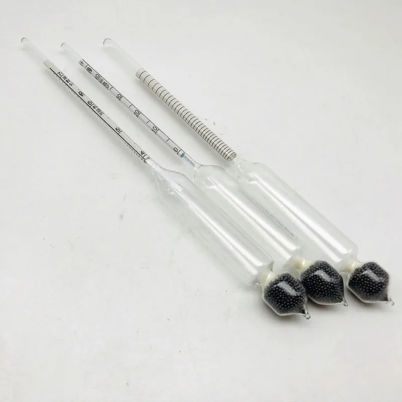 0-100% Alcoholometers Tester Professional Wine Concentration Breathalyzer Measurement Meter + Thermometer Use For Liquor 4Pc/Set