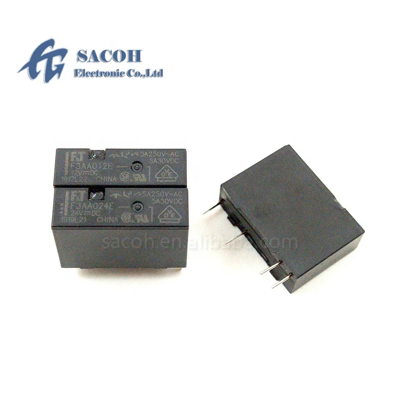 

5PCS/lot New OriginaI F3AA012E FTR-F3AA012E-HA or F3AA005E or F3AA024E or MYAA024D MYAA012 DIP-4 3A 250V 12V DC12V Power Relays