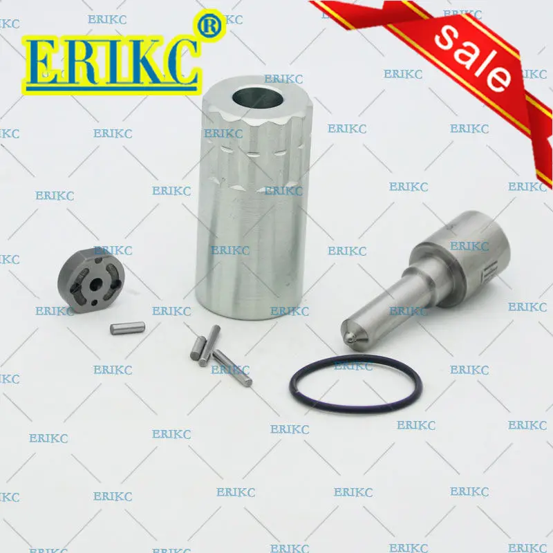 ERIKC 095000-5471 Injector Repair kits Control Valve 19# and Nozzle DLLA158P984 Nut for Isuzu 6HK1 4HK1