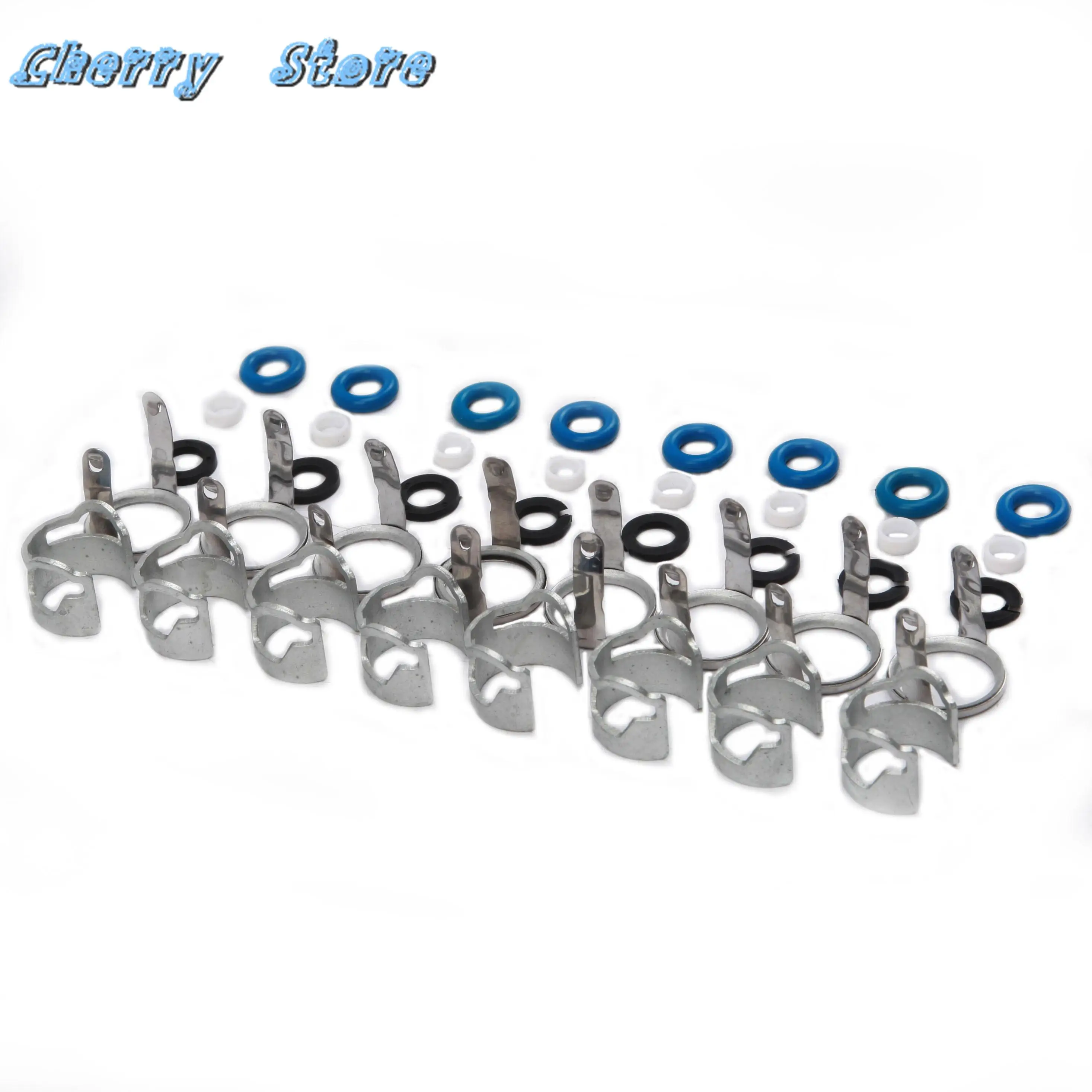 8PCS Fuel Injection Nozzle O-ring Seals Set 06E 998 907 For VW Touareg Audi A4 A5 A6 A8 S5 S6 S8 Q7 R8 RS4 06E998907