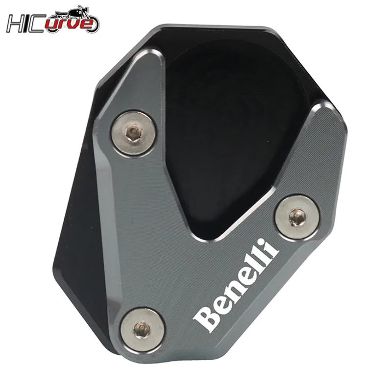 For Benelli TNT600i TNT 600i 2020-2022 2021 Motorcycle CNC Kickstand Foot Side Stand Extension Pad Support Plate Enlarge