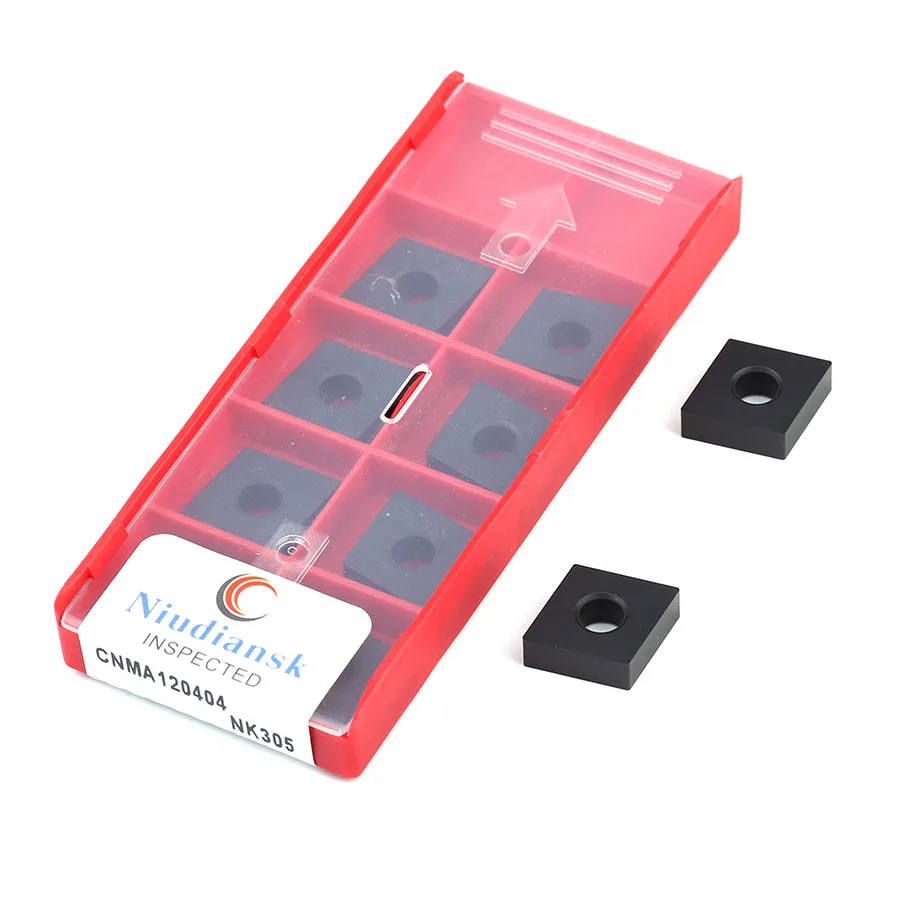 Токарный резец CNMA120404 NK305 CNMA120408 NK305, твердосплавный токарный станок с ЧПУ, токарная вставка, высококачественное металлическое лезвие для чугуна
