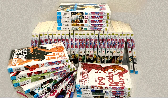 BLEACH Vol 1-74 select Japan Youth Teens Adult Cartoon Comic Anime Manga Book Chinese Learning Reading Story Book, Random 1 Book