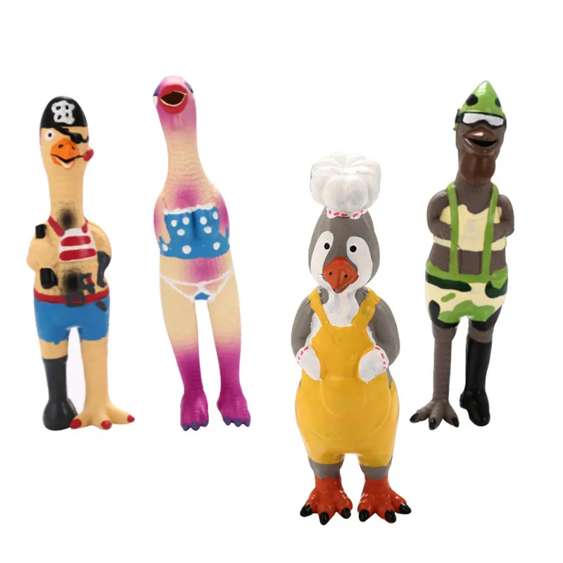 

Pet Clean Screaming Chicken Squeeze Sound Cat Toy Pets Dog Toys Product Shrilling Dog Decompression Tool Squeak Vent Chicken