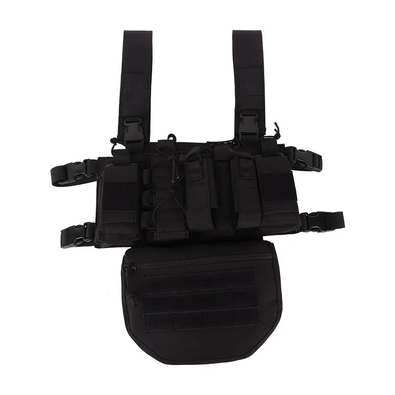 Tactical Chest Rig Airsoft Hunting Carrier Vest Equipment Pack Pouch Light Weight Heavy Duty Paintball Vest