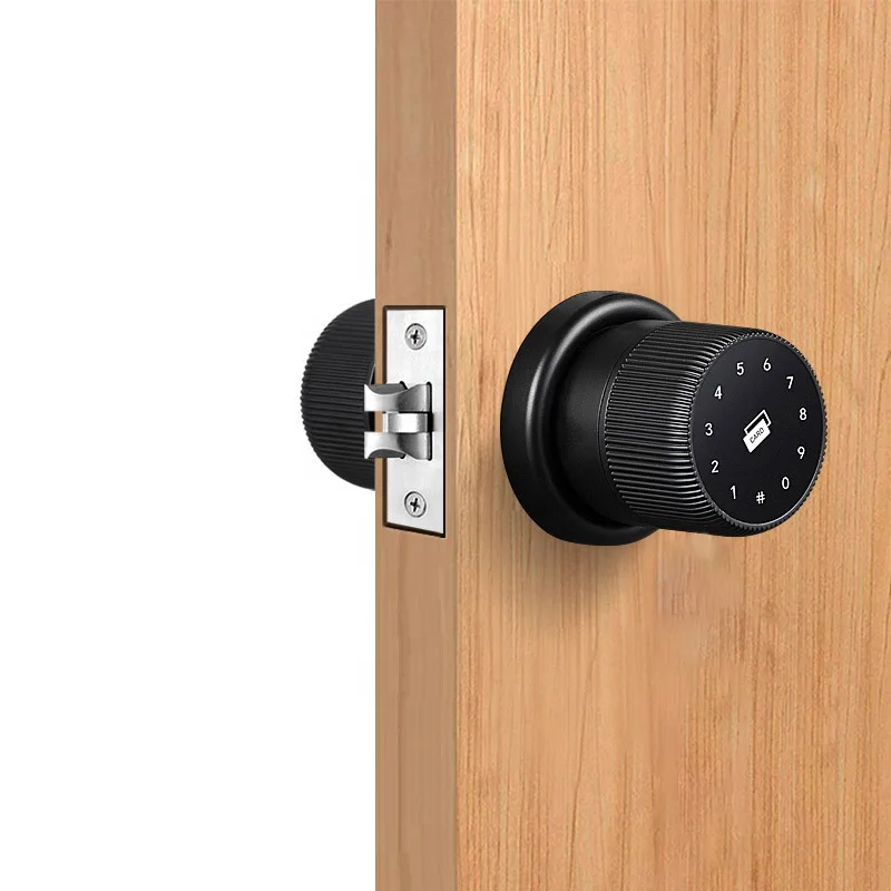 Apartment Wooden Door Keyless Entry Smart Portable Electronic Password Door Lock Phone APP Bluetooth Unlock Intelligent Lock