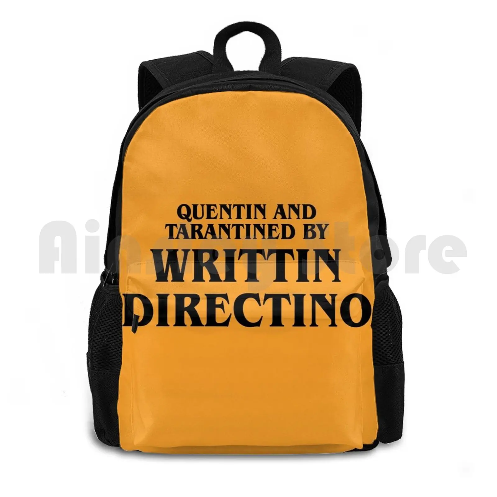 

Quentin And Tarantined By Writtin Directino Outdoor Hiking Backpack Riding Climbing Sports Bag Quentin Tarantino Written