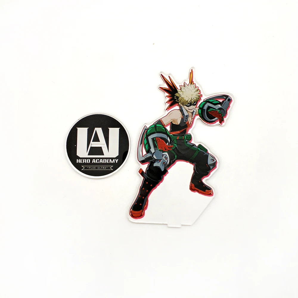  bakugou katsuki  japanese boku acrylic standee figurines desk decoration cake topper anime