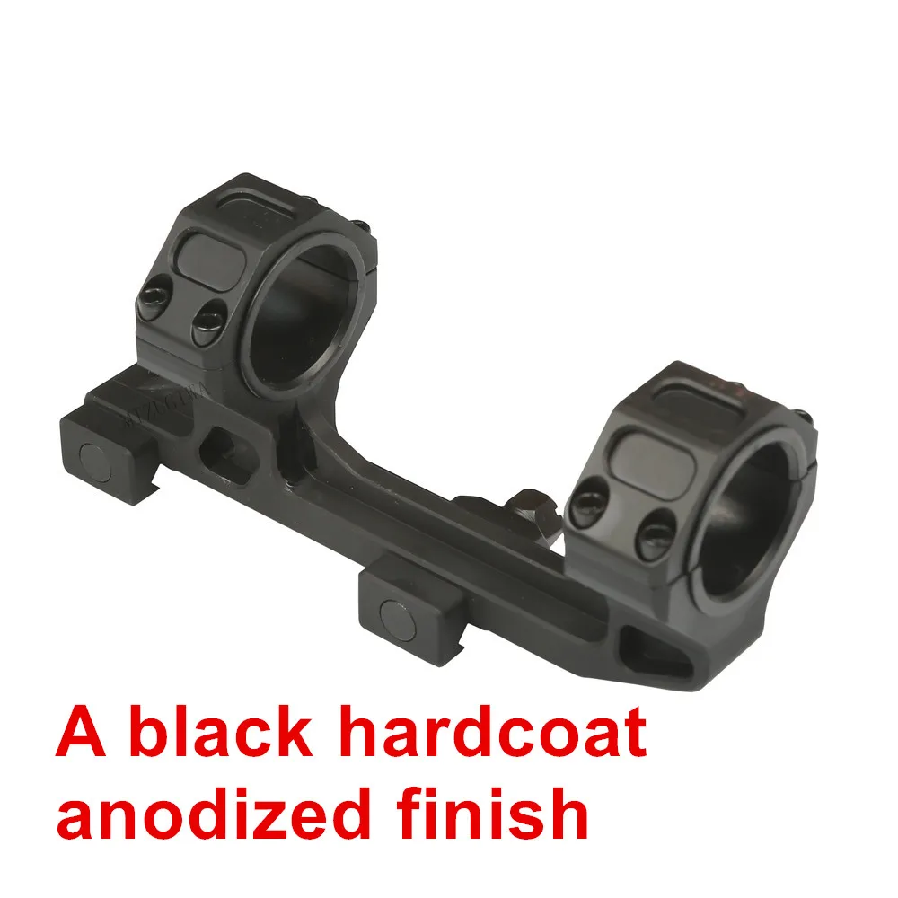 MIZUGIWA Automatics M4 AR 15 Scope Mount 1 Inch / 30mm Ring 20mm Picatinny Rail Base Combo 1-Piece Style Black Hard Coat