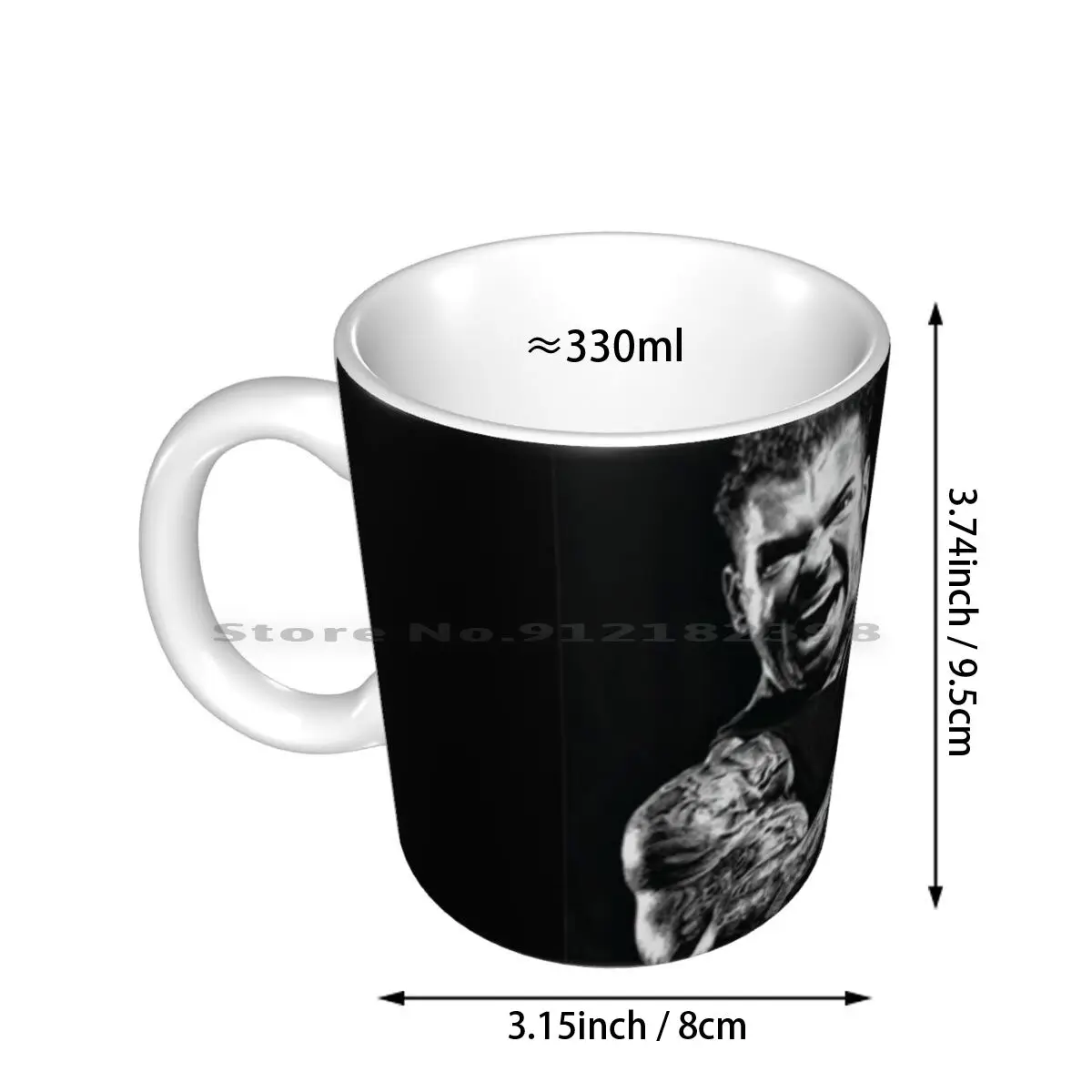 Rich Piana Ceramic Mugs Coffee Cups Milk Tea Mug Rich Piana Rich Piana Rip Legend Bodybuilder Inspiration Bodybuilding Muscle