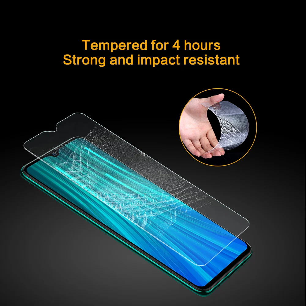 SmartDevil Tempered Glass For Redmi Note 9 8 Pro 7 Pro Screen Protector For Redmi 9T 10X 2.5D Curved Anti Blue Light 2 PCS