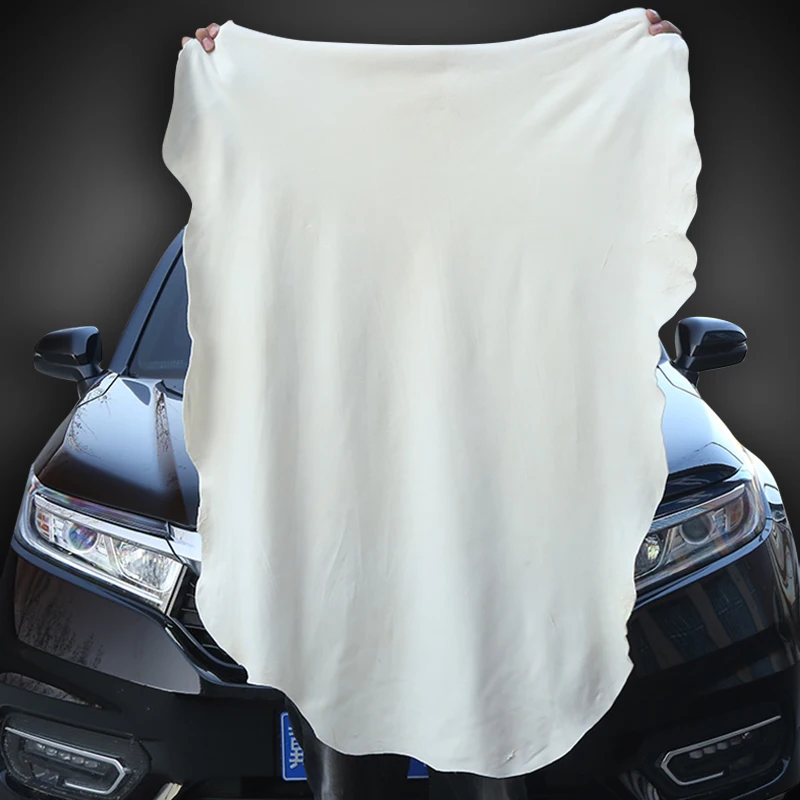 Super Absorbent Car Washing Towels Natural Chamois Leather Car Drying Cleaning Polishing Cloth Car Care Cleaner Car Wash Towel