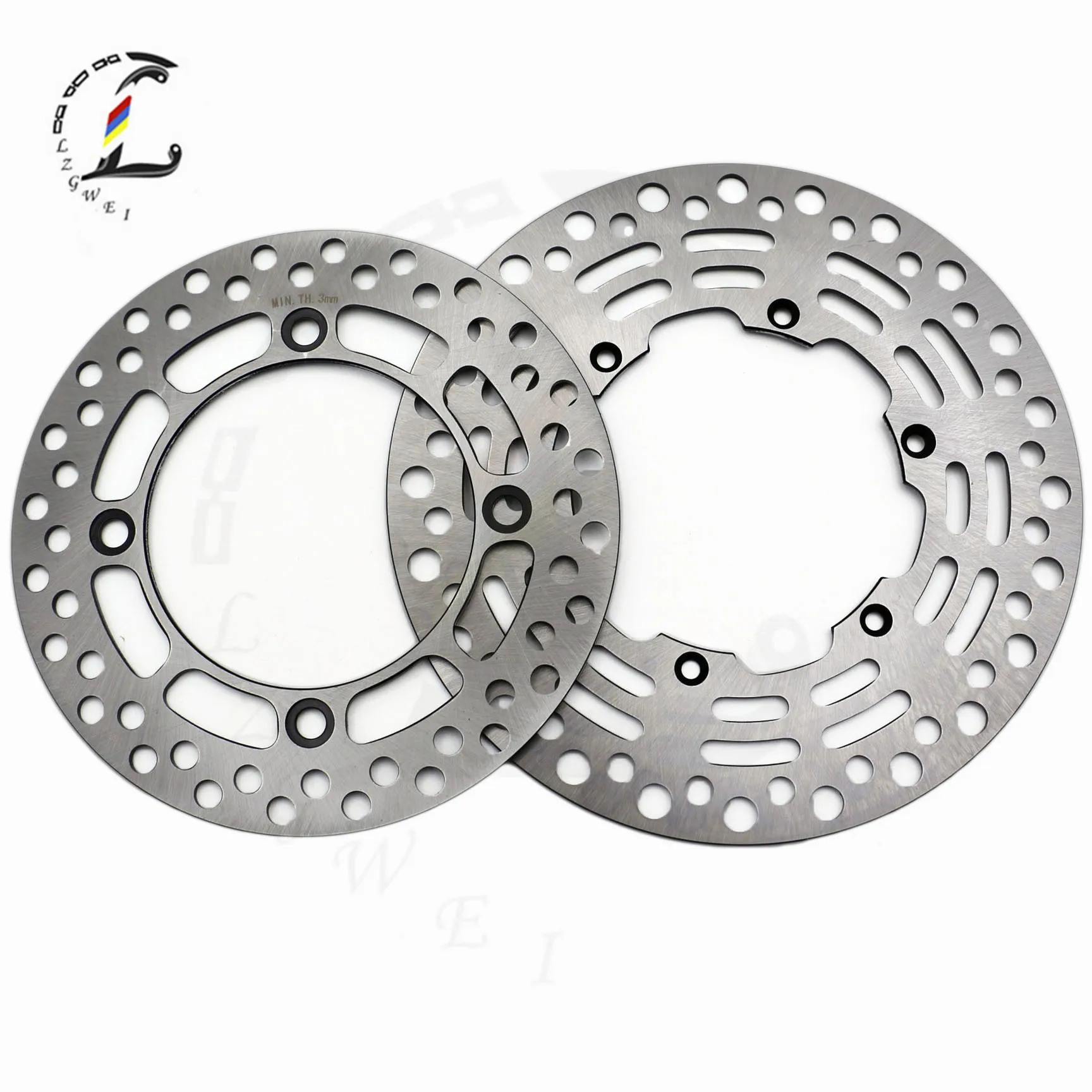 Motorcycle Front Rear Brake Discs Rotors For Suzuki DR250 DR350 Dejbel (SJ45A/DOHC) DR 250 350 1998 1999 Off-road Accessories
