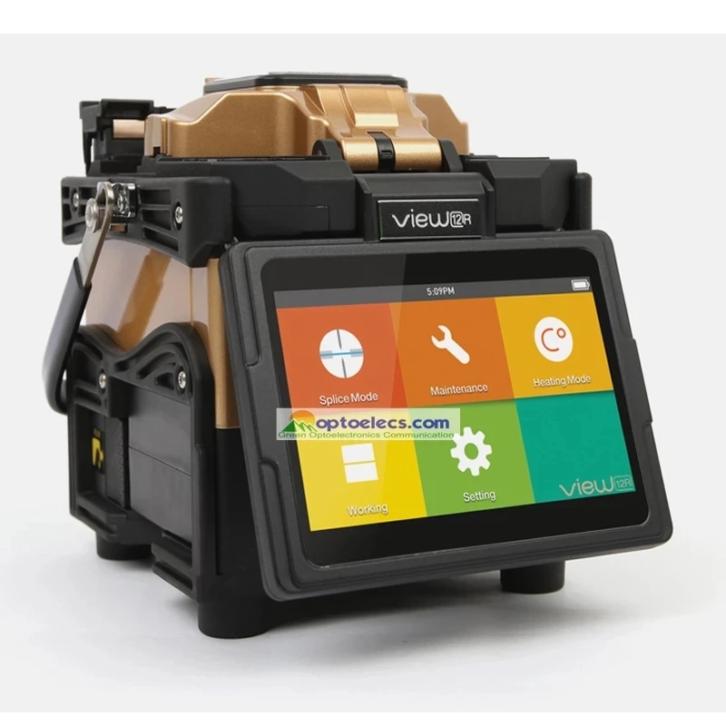 INNO View 12R V Groove Fiber Ribbon Fusion Splicer View 12R SM&MM Mass Fiber Fusion Welding Splicer with V7 cleaver fusionadora