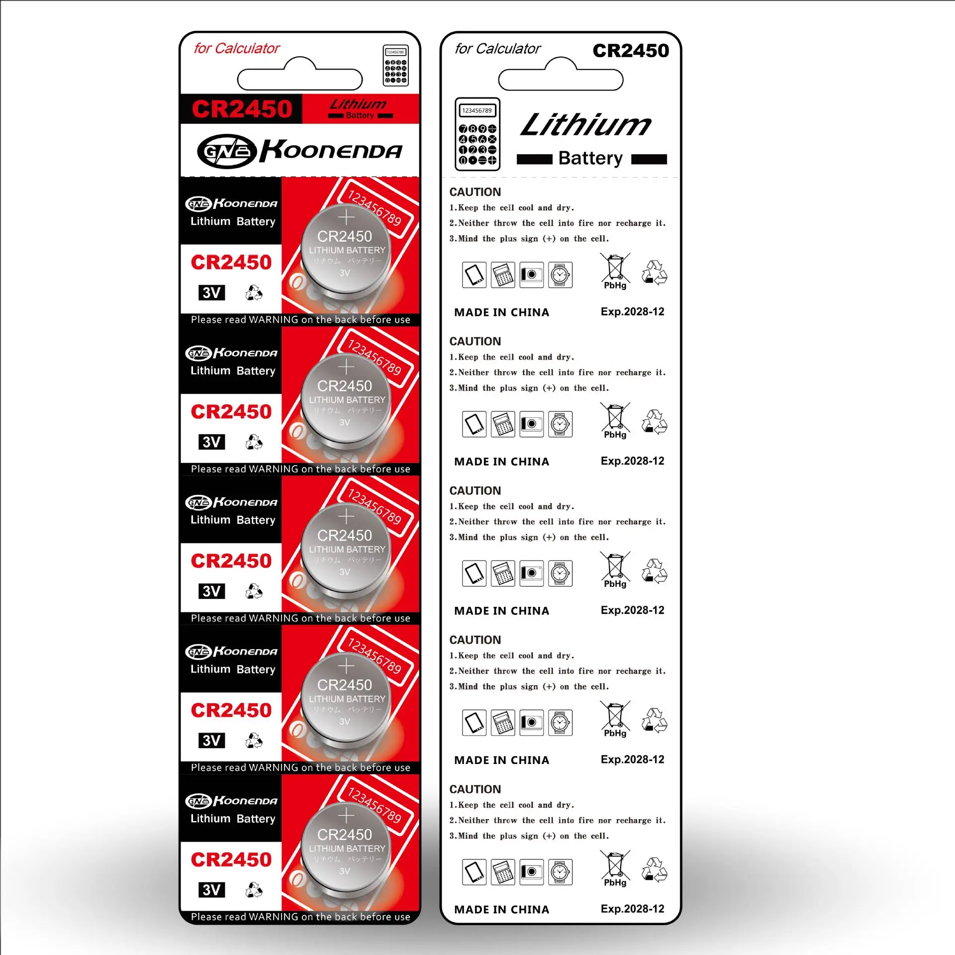 New 10PCS CR2450 3V Alkaline Button Battery bateria electronica Car Remote Control Key Electronic  Watch Batteries