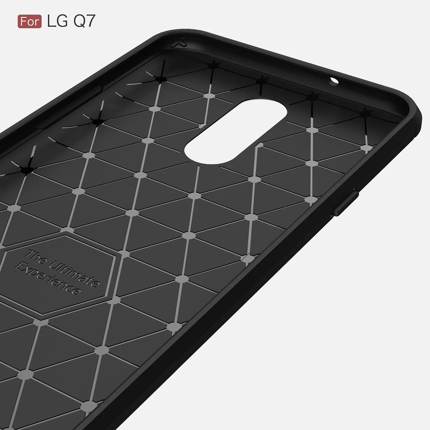 Carbon Fiber Cover Case For LG Q92 Q61 Q70 Q60 Q8 2018 on Q7 Plus Luxury Soft Silicone Shockproof tpu Cover for LG Q61 Q51 Shell