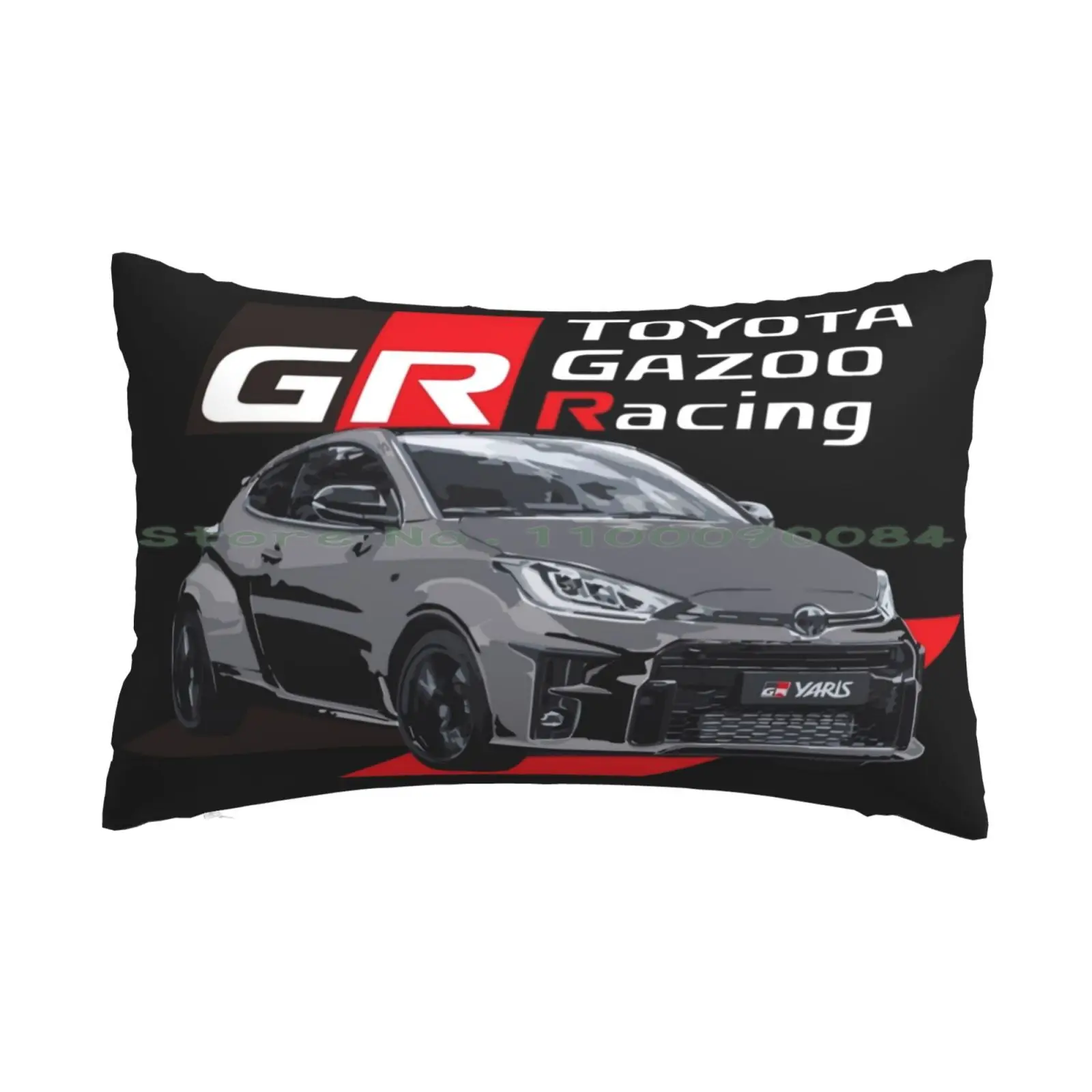 Gr Yaris-Gazoo Racing Precious Black Pillow Case 20x30 50*75 Sofa Bedroom Cakes Lovecore Pink Aesthetic Valentines Dessert