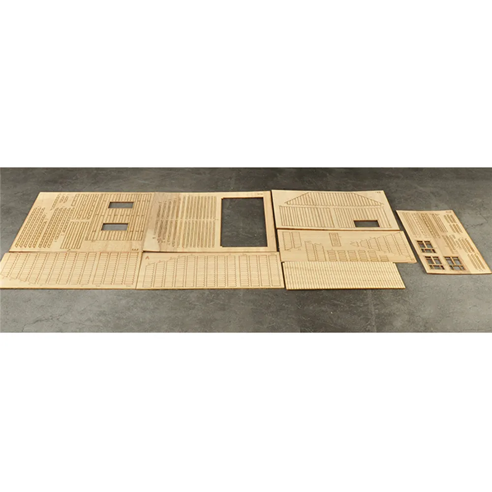 1:35 خشبيّ أوروبيّ منزل عدة No.2 ساحة المعركة عسكريّ مشهد نموذج ثلاثية الأبعاد لغز دهان داي لعبة تعليميّة هدية للأطفال