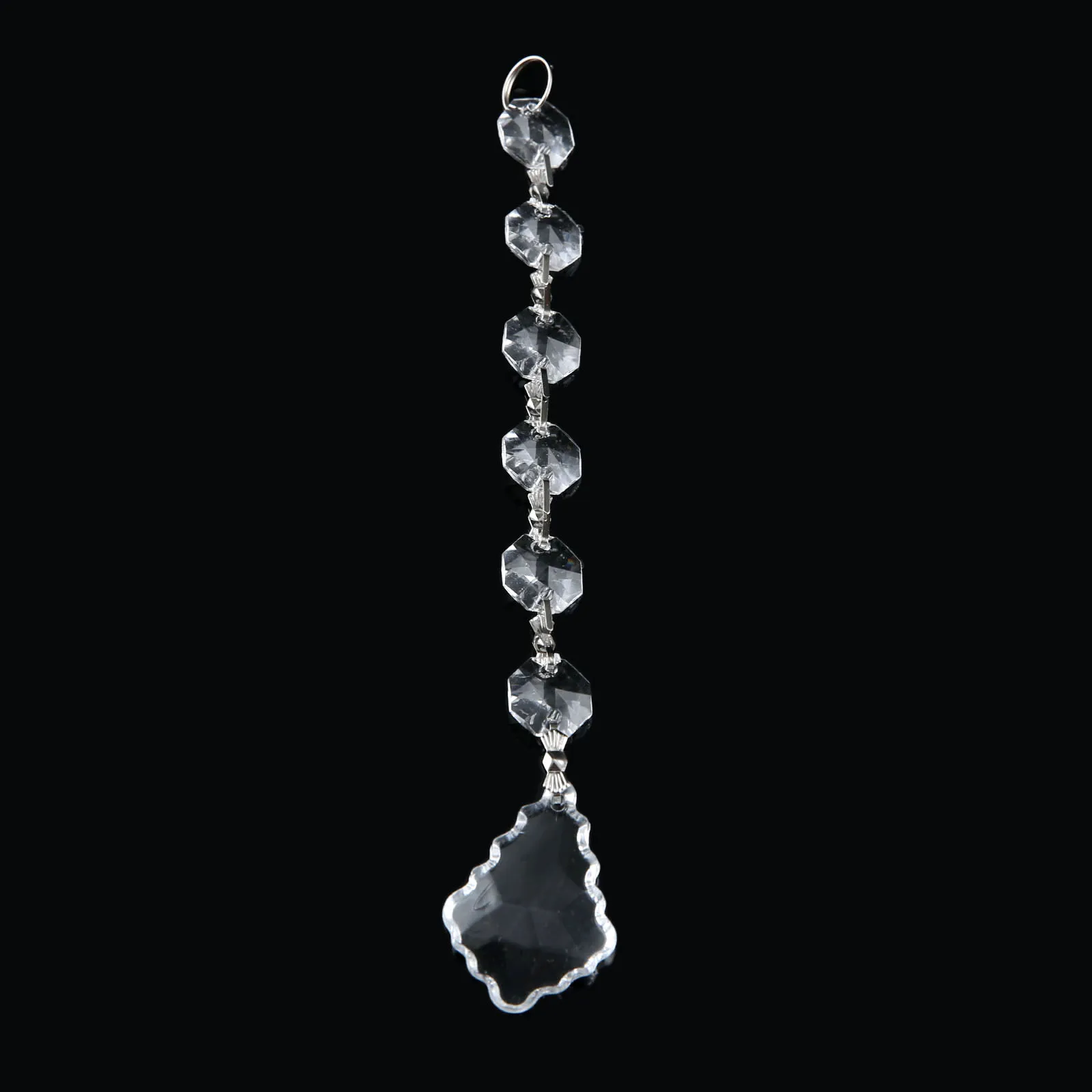 10/5/1PC Strands Acrylic Crystal Bead Chain Chandelier Pendant Light Garland Hanging Wedding Home Party Counter Decor Led Lamp