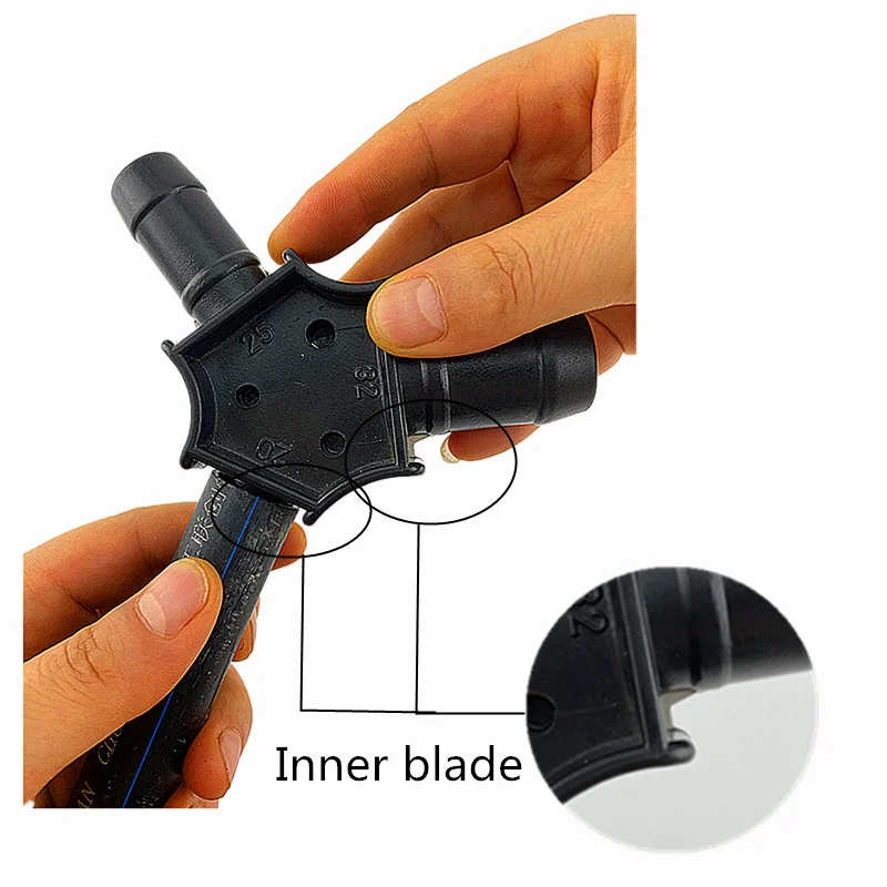 1 Pc Manual Pipe Rounder Plumber Tools Durable 20mm 25mm 32mm PEX-AL Internal Hand Reamer PPR Calibrator Fitting For Water Pipe