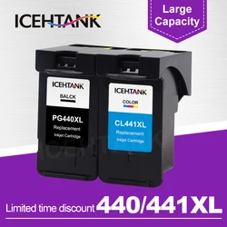 ICEHTANK PG440 CL441 Cartridge Compatible for Canon PG 440 CL 441 440XL pg-440 Ink Cartridge for Pixma MG4280 MG4240 MX438