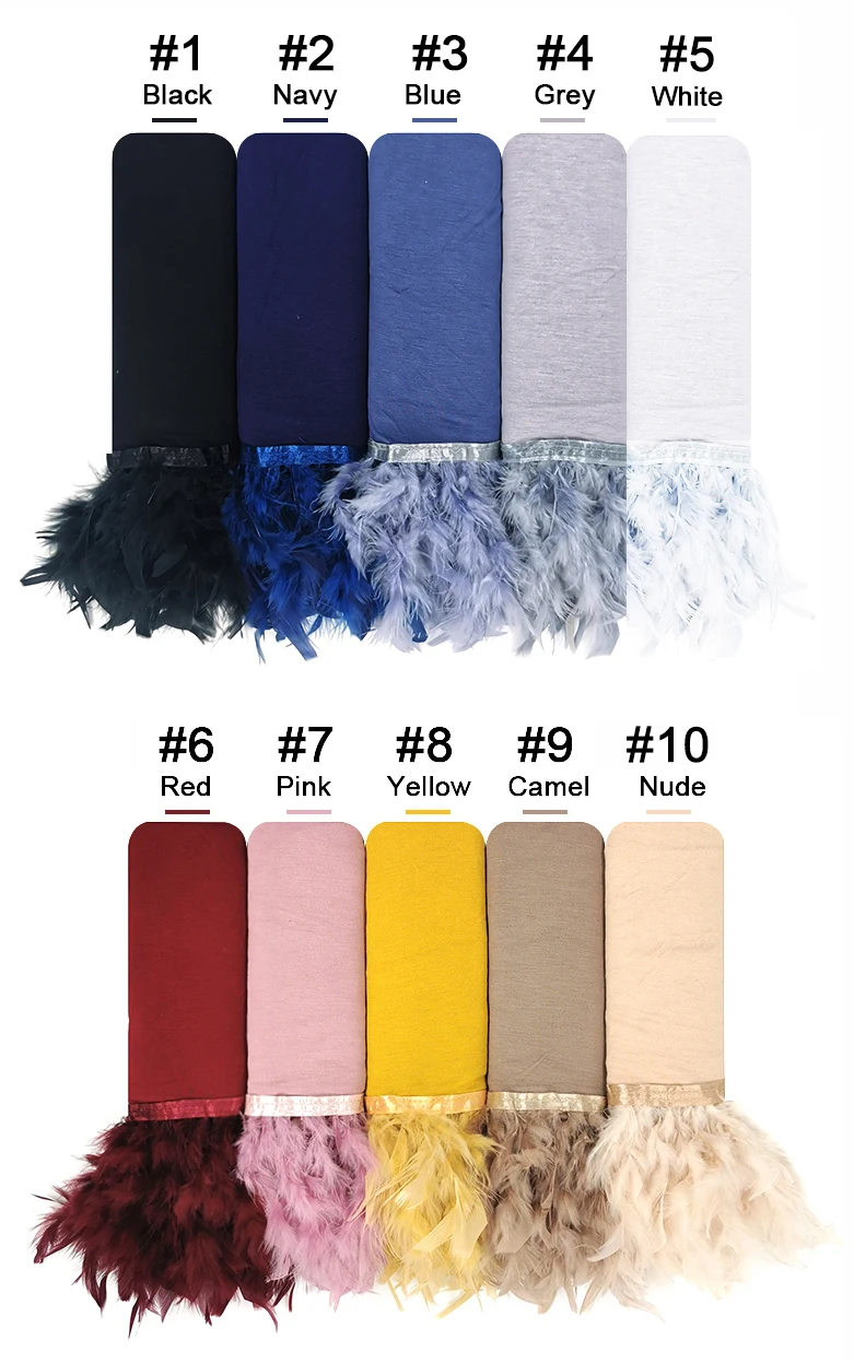 2020 New Feather Modal cotton scarf hijab 10 Colors High Quality scarf women popular scarves shawl muslim turban 160*50cm