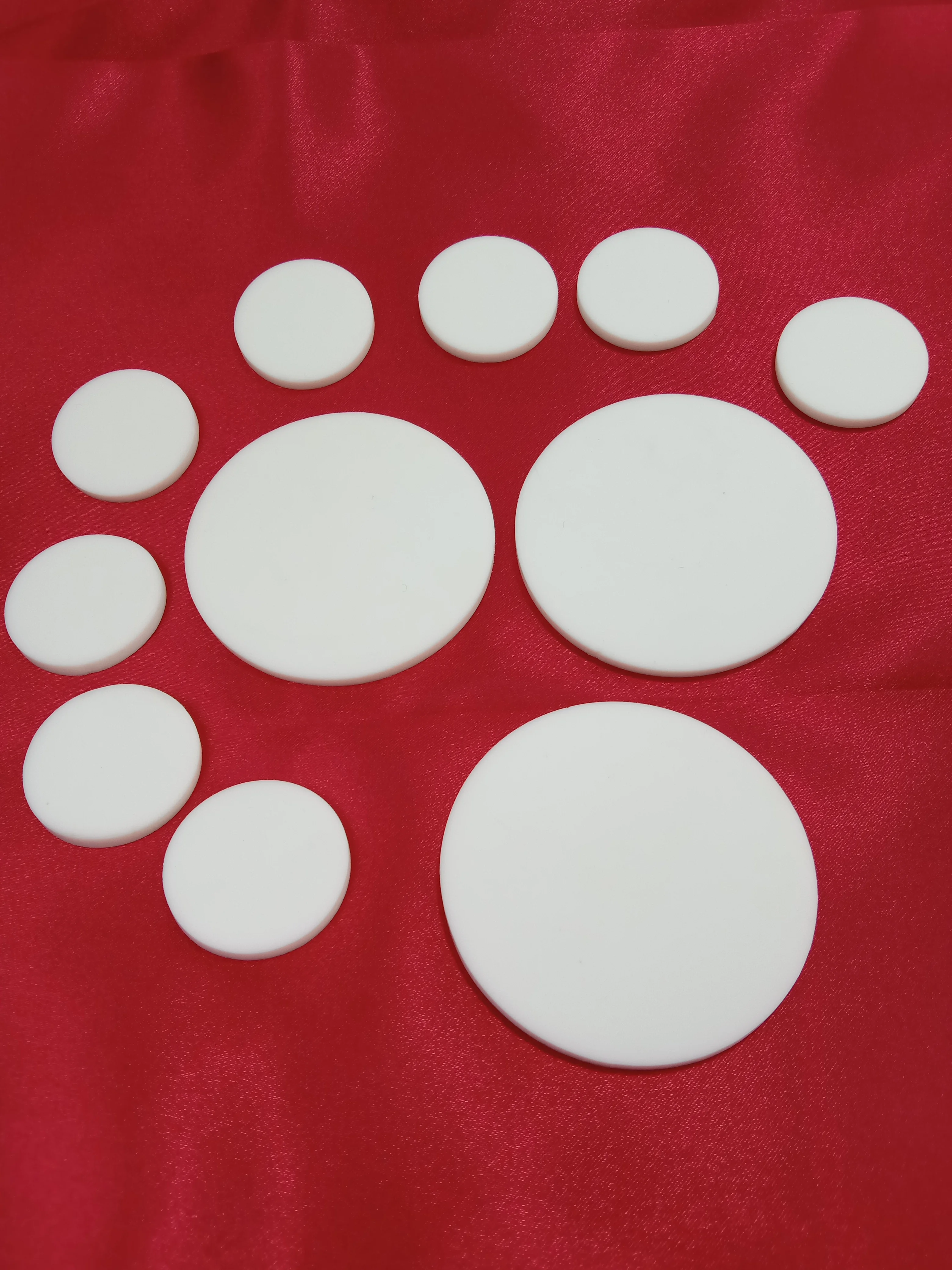 3.5mm Thickness Round Silicone Rubber Sheet Silicone Sheet Vacuum Press Silicone Rubber Mat Silicone Solid Disc