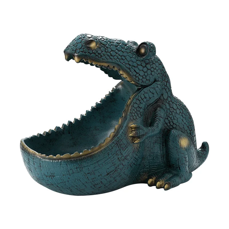

Living Room Ornaments Candy Holder Rack Home Decoration Storage Figurines Household Sundries Holders Dinosaur Miniature Model