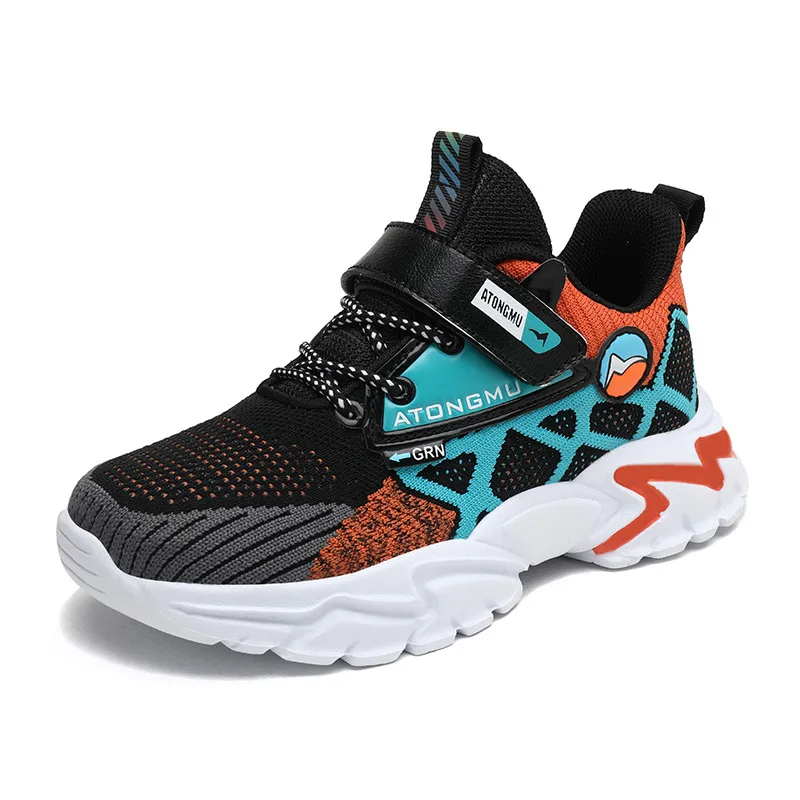 Summer Children's Fashion Sports Shoes Boys' Running Leisure Breathable Outdoor Kids Shoes Trendy Sneakers Lightweight Sneakers