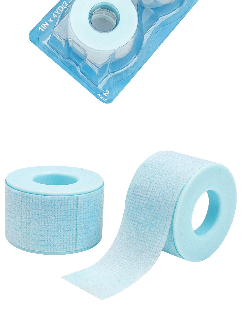 2 stücke Wimpern verlängerung sband Papier Augenklappe Aufkleber Augen polster blau Mikro poren band Zilien Klebeband für Verlängerung Wimpern liefert – Detail 9