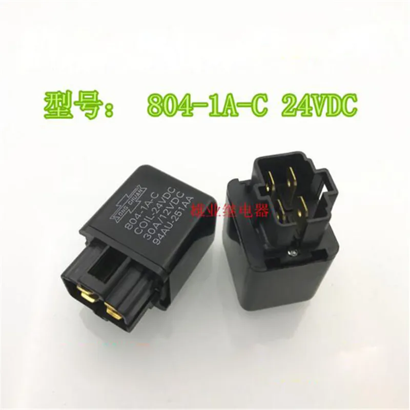 

car auto 24V relay 804-1A-C 8041AC 804 1A C 24VDC 30A 4PIN