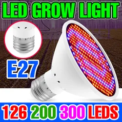 LED E27 Grow Light Full Spectrum Phytolamp Indoor Flower Seeds Hydroponics Plant Lamp Bulb For Greenhouse Cultivation Grow Box