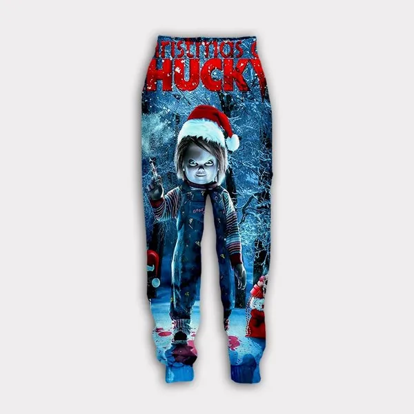 New Curse of Chucky 3D Print Causal Clothing Fashion Men Women Tracksuits Crewneck Hip Hop Pants  Plus Size S-7XL streetwear men