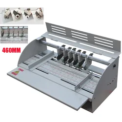 220V/110v Elektrische papier rillen maschine 460mm Elektrische klapp maschine papier creaser Scorer papier Cutter perforieren maschine