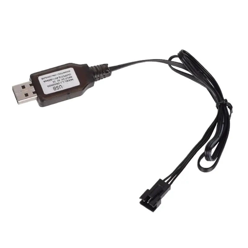 6.4v/7.4V 500mA Battery Charger cable Li-i SM-3PIN 2PIN RC Toys remote control positive portable USB