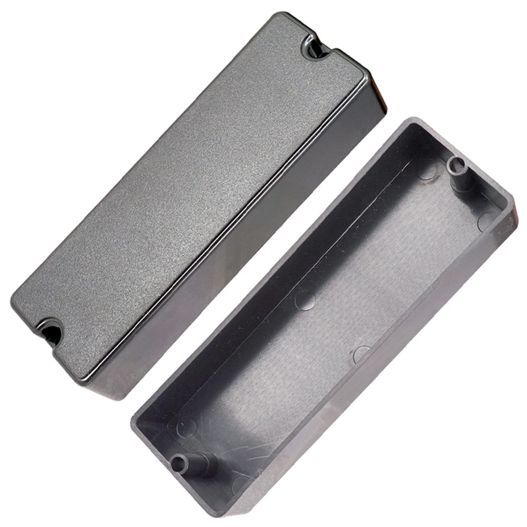 Tooyful Sealed Closed Type Humbucker Pickup Covers for 6 String Electric Bass 2 Hole