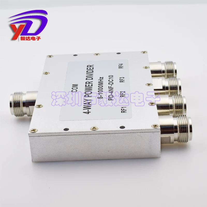 NK Power Divider One Minute Four-1000M433 Low Frequency N-type Female L16 Power Splitter Combiner Low Attenuation