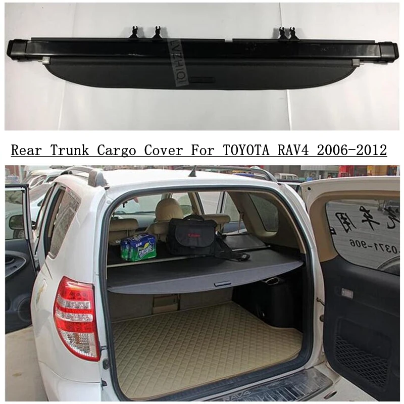 For TOYOTA RAV4 RAV 4 2006 2007 2008 2009 2010 2011 2012 Rear Trunk Cargo Cover Partition Curtain Screen Shade Security Shield