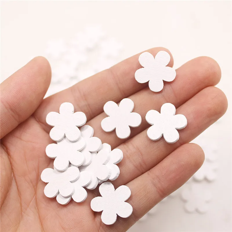 18mm 100pcs wood chips wooden diy crafts accessories diy handmade album scrapbook party wedding decoration