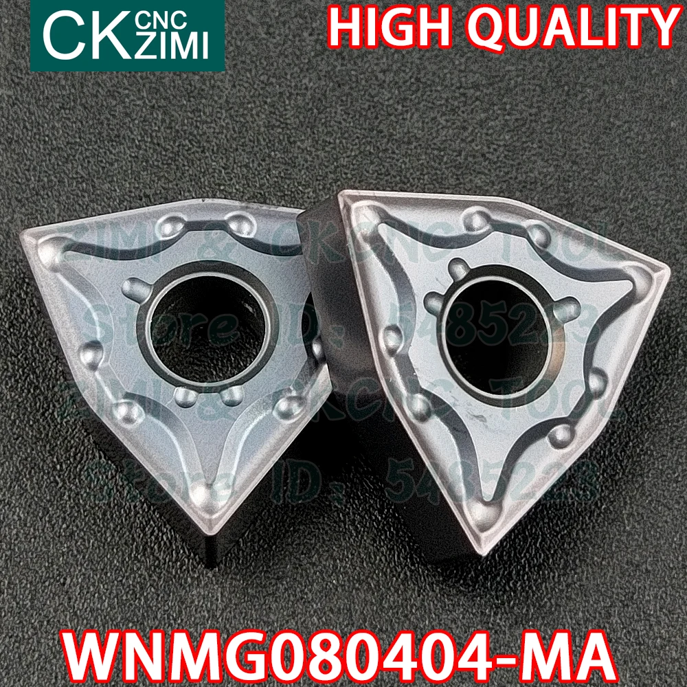 Imagem -05 - Wnmg 080404 ma Inserções de Carboneto Torneamento Externo Inserir Ferramentas Cnc Metal Mecânico Torno Torneamento Cortador Ferramenta Wnmg080404-ma Zm1125