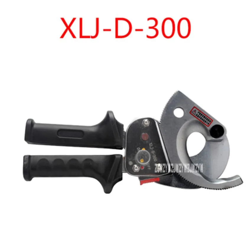 XLJ-D-300 Household Portable Ratchet Cable Cutter Cutting 300mm2 or Less Copper,Aluminum Wire Hand Tool Cable Clamp Cable Cutter