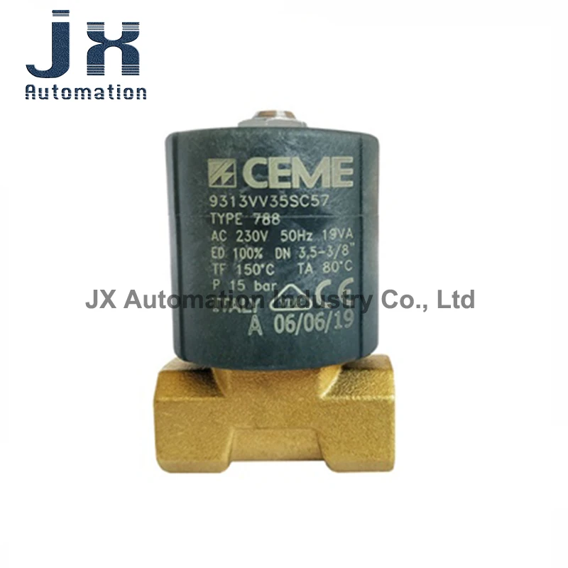 الأصلي إيطاليا CEME9313 المسمار آلة الملف اللولبي صمام البلاستيك الطارد الملف اللولبي صمام TYPE788 9313VV35SC57