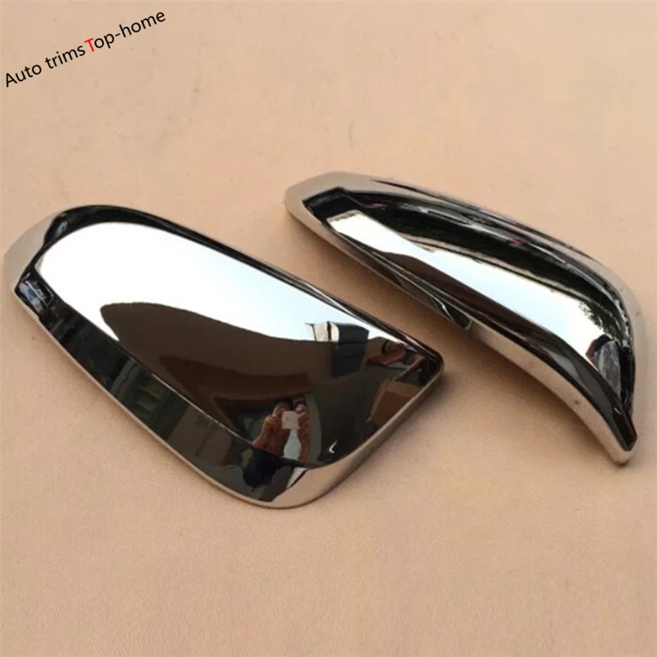 

ABS Chrome Rearview Mirror Overlay Decor Protect Cap Cover Trim Fit For Toyota Highlander KLUGER 2017 2018 2019 Car Accessories