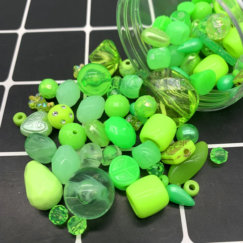 20g Acrylic Beads mixing Beads Style for Handmade Bracelet Jewelry Making DIY Accessories 30 colors pick