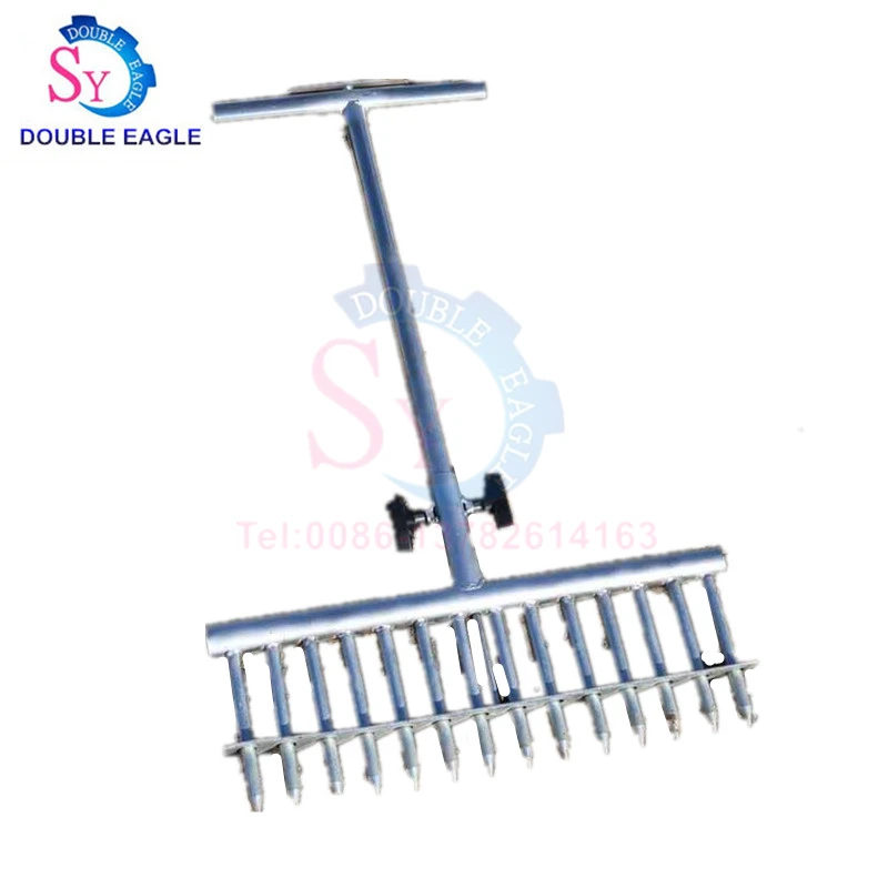 

High Efficiency Home Use Manual Stainless Steel Growing Scallion Drilling Tool Hand Green Onion Planting Seedling Machinery