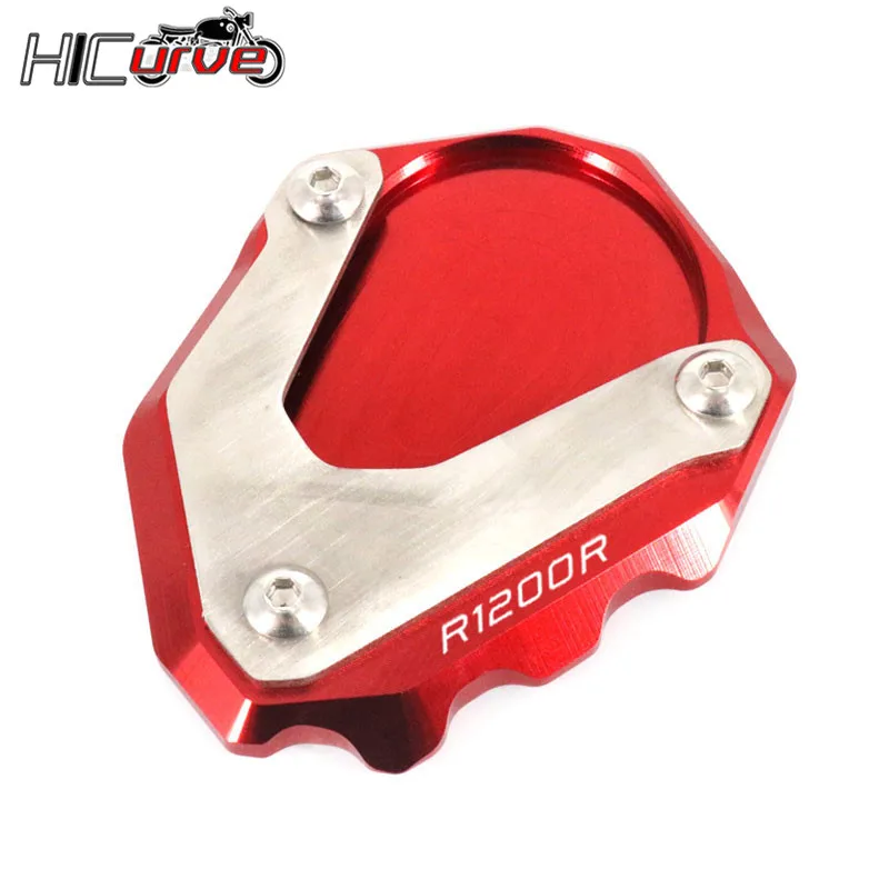 Motorcycle Kickstand Foot Side Stand Extension Pad Support Plate Enlarge For R1200R R 1200R 1200 R 2006-2014 2012 2013