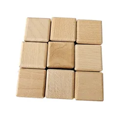 100 sztuk 2cm drewniane kostki niedokończone puste kwadratowe drewniane klocki brzozowe do malowania dekoracji, Puzzle Making Crafting DIY projekty