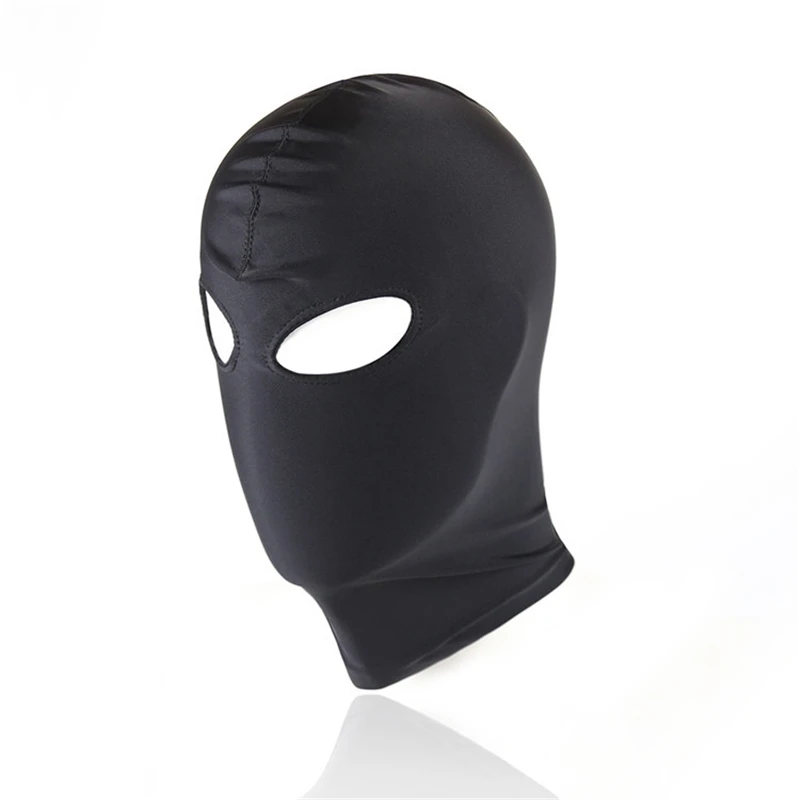 BDSM Bondage Sex Mask Hood 4 Styles Men\'s Accessories Sensory Deprivation Elastic Slave Mask Fetish Hood Adult Toys for Sex Game